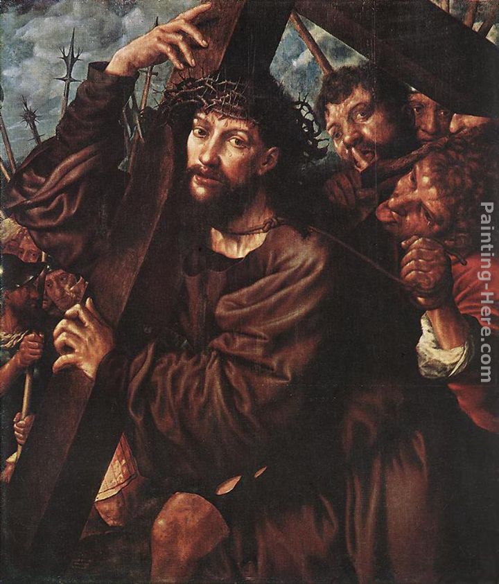 Christ Carrying the Cross painting - Jan Sanders van Hemessen Christ Carrying the Cross art painting